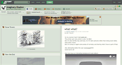 Desktop Screenshot of imaginary-shadow.deviantart.com