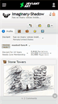 Mobile Screenshot of imaginary-shadow.deviantart.com
