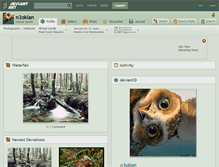 Tablet Screenshot of n3oklan.deviantart.com