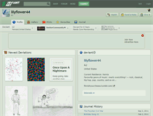 Tablet Screenshot of lilyflower44.deviantart.com