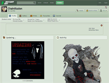 Tablet Screenshot of chainillusion.deviantart.com