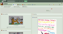 Desktop Screenshot of celuthea.deviantart.com