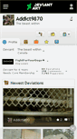 Mobile Screenshot of addict9870.deviantart.com
