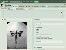 Tablet Screenshot of ormaline.deviantart.com