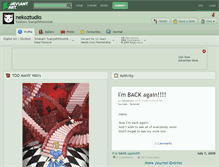 Tablet Screenshot of nekoztudio.deviantart.com