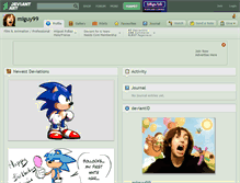 Tablet Screenshot of miguy99.deviantart.com