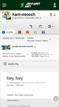 Mobile Screenshot of kamveeooch.deviantart.com