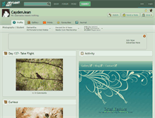 Tablet Screenshot of caydenjean.deviantart.com