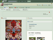 Tablet Screenshot of fantasticdream.deviantart.com
