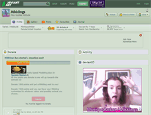Tablet Screenshot of mikklings.deviantart.com