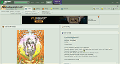 Desktop Screenshot of luthiennightwolf.deviantart.com