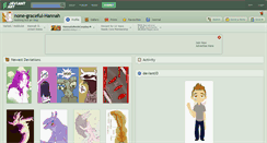 Desktop Screenshot of none-graceful-hannah.deviantart.com