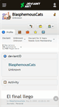 Mobile Screenshot of blasphemouscats.deviantart.com