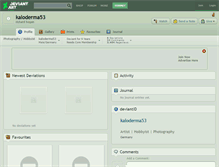 Tablet Screenshot of kaloderma53.deviantart.com