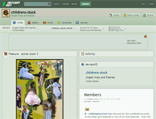 Tablet Screenshot of childrens-stock.deviantart.com