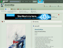 Tablet Screenshot of ahmetcelikbas.deviantart.com