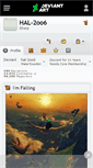 Mobile Screenshot of hal-2oo6.deviantart.com