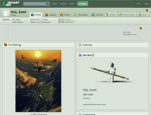 Tablet Screenshot of hal-2oo6.deviantart.com