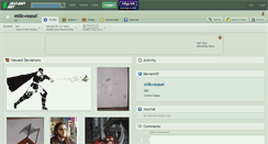 Desktop Screenshot of milkweasel.deviantart.com