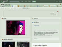 Tablet Screenshot of neleanor.deviantart.com