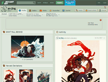 Tablet Screenshot of an-jing.deviantart.com