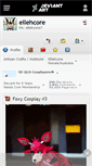 Mobile Screenshot of ellehcore.deviantart.com