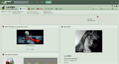 Desktop Screenshot of lunalight.deviantart.com