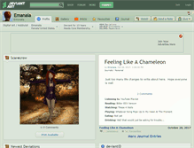 Tablet Screenshot of emanaia.deviantart.com