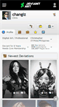 Mobile Screenshot of changiz.deviantart.com