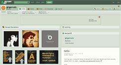 Desktop Screenshot of gingernutz.deviantart.com