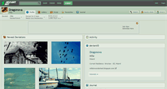 Desktop Screenshot of dragonova.deviantart.com