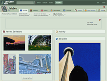 Tablet Screenshot of chrisbro.deviantart.com