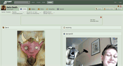 Desktop Screenshot of melo-death.deviantart.com