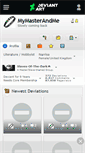 Mobile Screenshot of mymasterandme.deviantart.com
