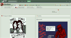 Desktop Screenshot of hakuoblazer.deviantart.com