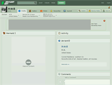 Tablet Screenshot of h-m-b.deviantart.com