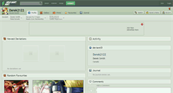 Desktop Screenshot of derek2122.deviantart.com