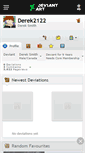 Mobile Screenshot of derek2122.deviantart.com