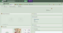 Desktop Screenshot of milo-4-ever.deviantart.com