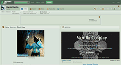 Desktop Screenshot of baniravanilla.deviantart.com