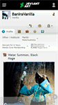 Mobile Screenshot of baniravanilla.deviantart.com