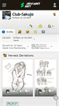 Mobile Screenshot of club-sakujo.deviantart.com