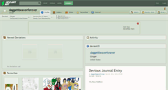 Desktop Screenshot of daggettbeaverforever.deviantart.com
