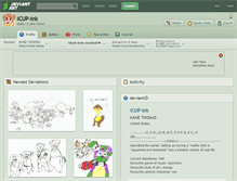 Tablet Screenshot of icup-ink.deviantart.com