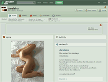 Tablet Screenshot of danalaina.deviantart.com