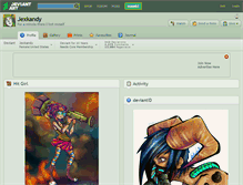 Tablet Screenshot of jexkandy.deviantart.com