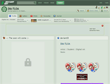 Tablet Screenshot of dia-tloa.deviantart.com