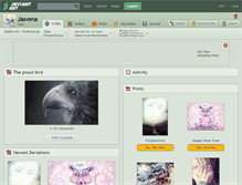 Tablet Screenshot of jasvena.deviantart.com