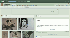 Desktop Screenshot of mattartlover.deviantart.com