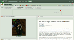 Desktop Screenshot of maniac-fangirl.deviantart.com